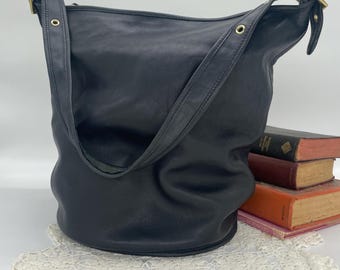 Coach Limited Edition Navy Classic Leather Duffle - Style 17998 - Etsy