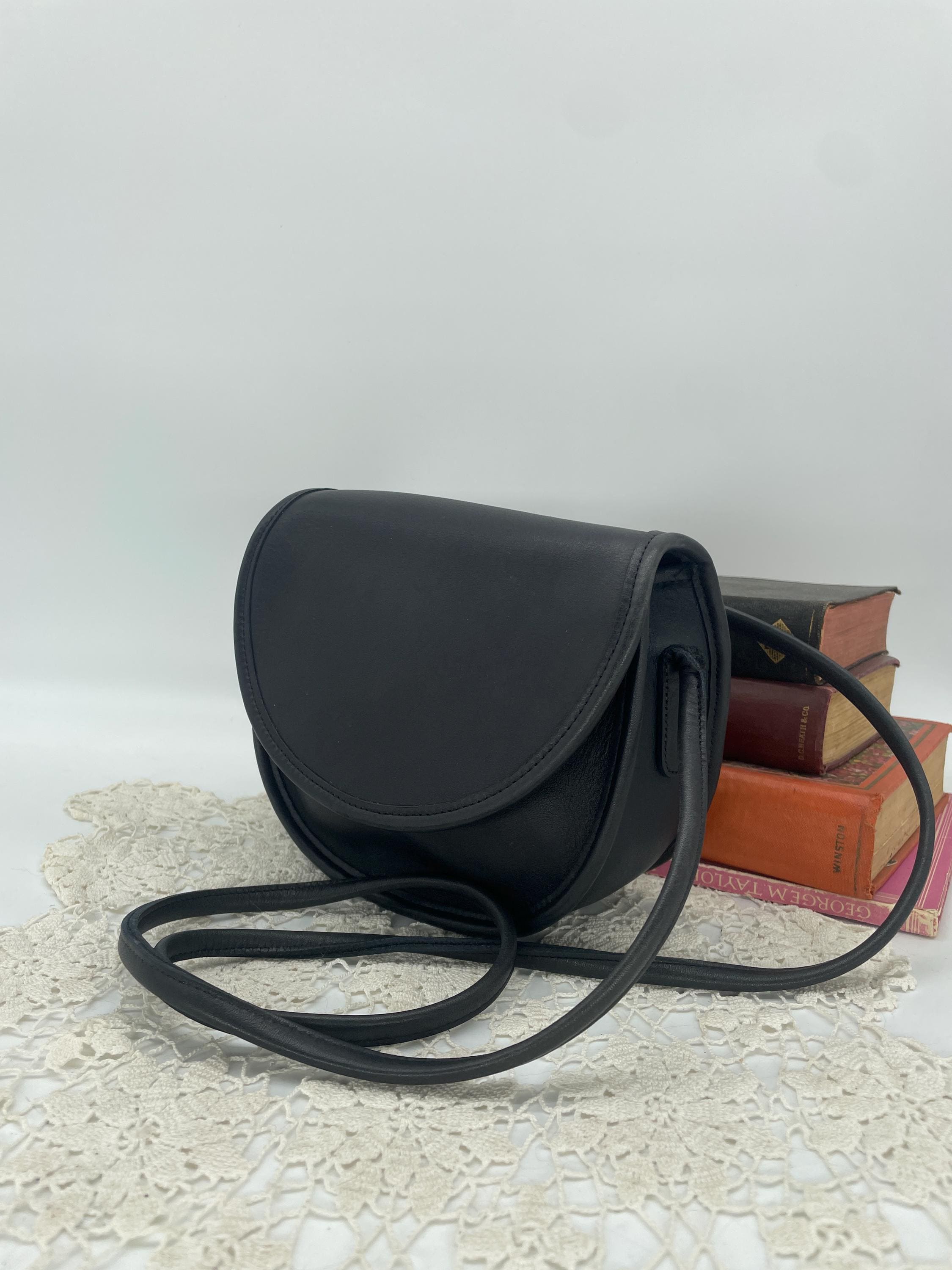 バッグ 00s old coach 9923 shoulderbag leather Vintage COACH #9923 Casey Bag Brown Leather Crossbody Handbag