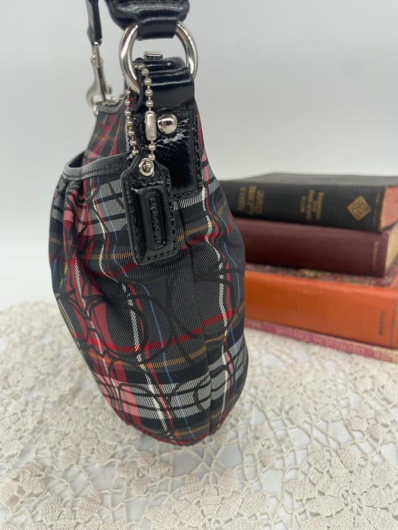 Vintage Coach Signature Poppy Tartan Crossbody Bag - Etsy