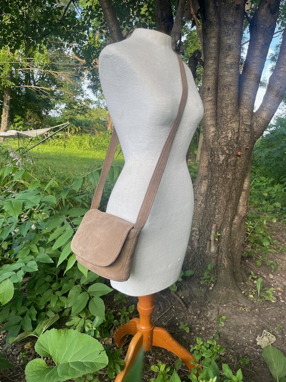レディース Vintage Coach Nubuck Shoulder Bag 4946