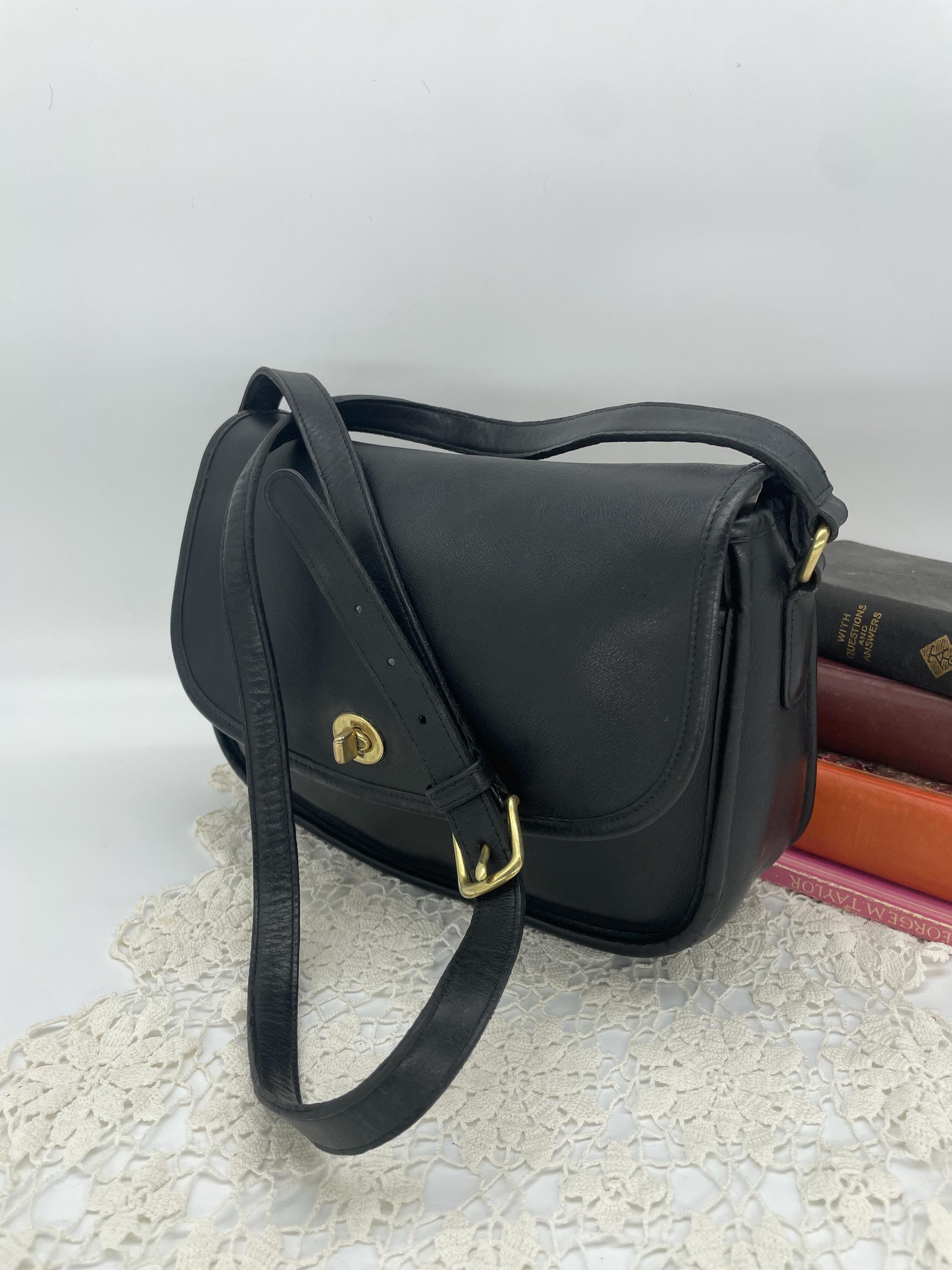 Vintage Coach Black City Bag - Style 9790 - Etsy