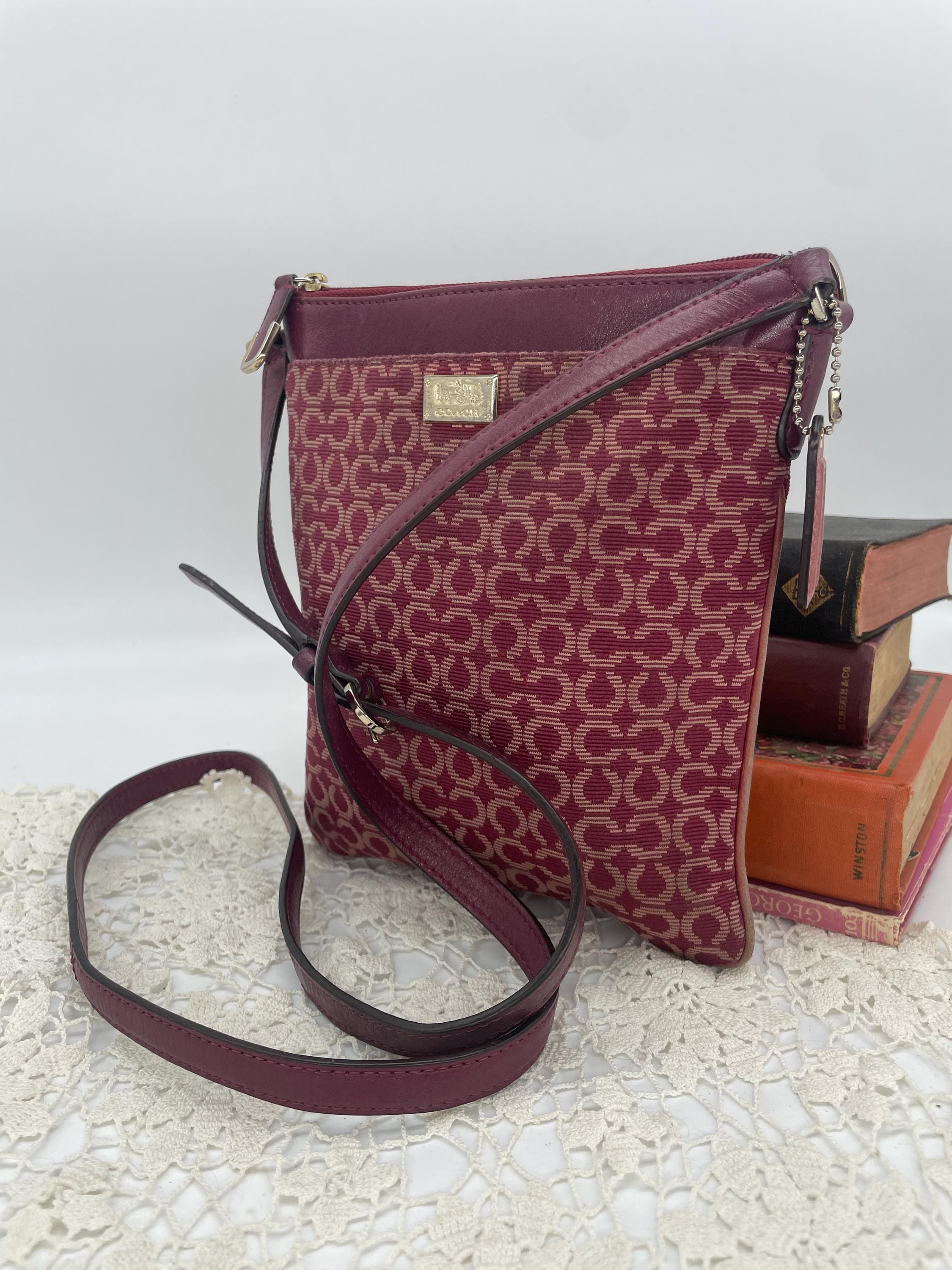 Vintage Coach Signature Crossbody Bag - Etsy
