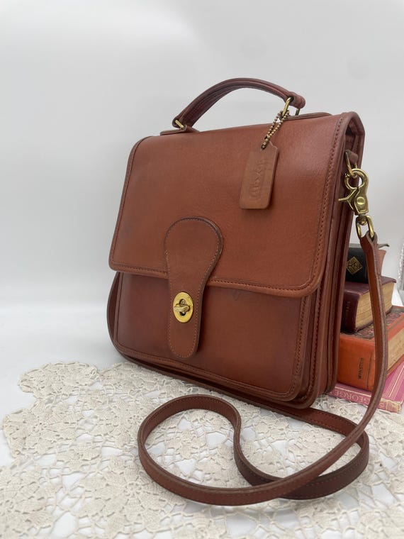 Buy Vintage Coach British Tan Station Bag - Style 5130 Online in