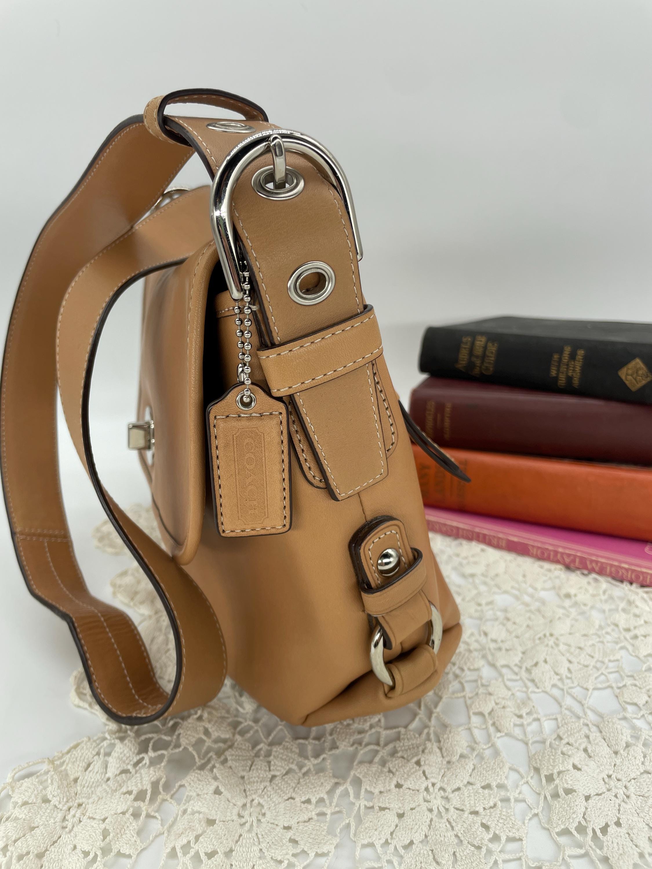 Vintage Coach Camel Legacy Flap - Style F15170 - Etsy