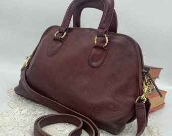 Vintage Coach | Beekman Briefcase | #5266 | Burgundy - Etsy