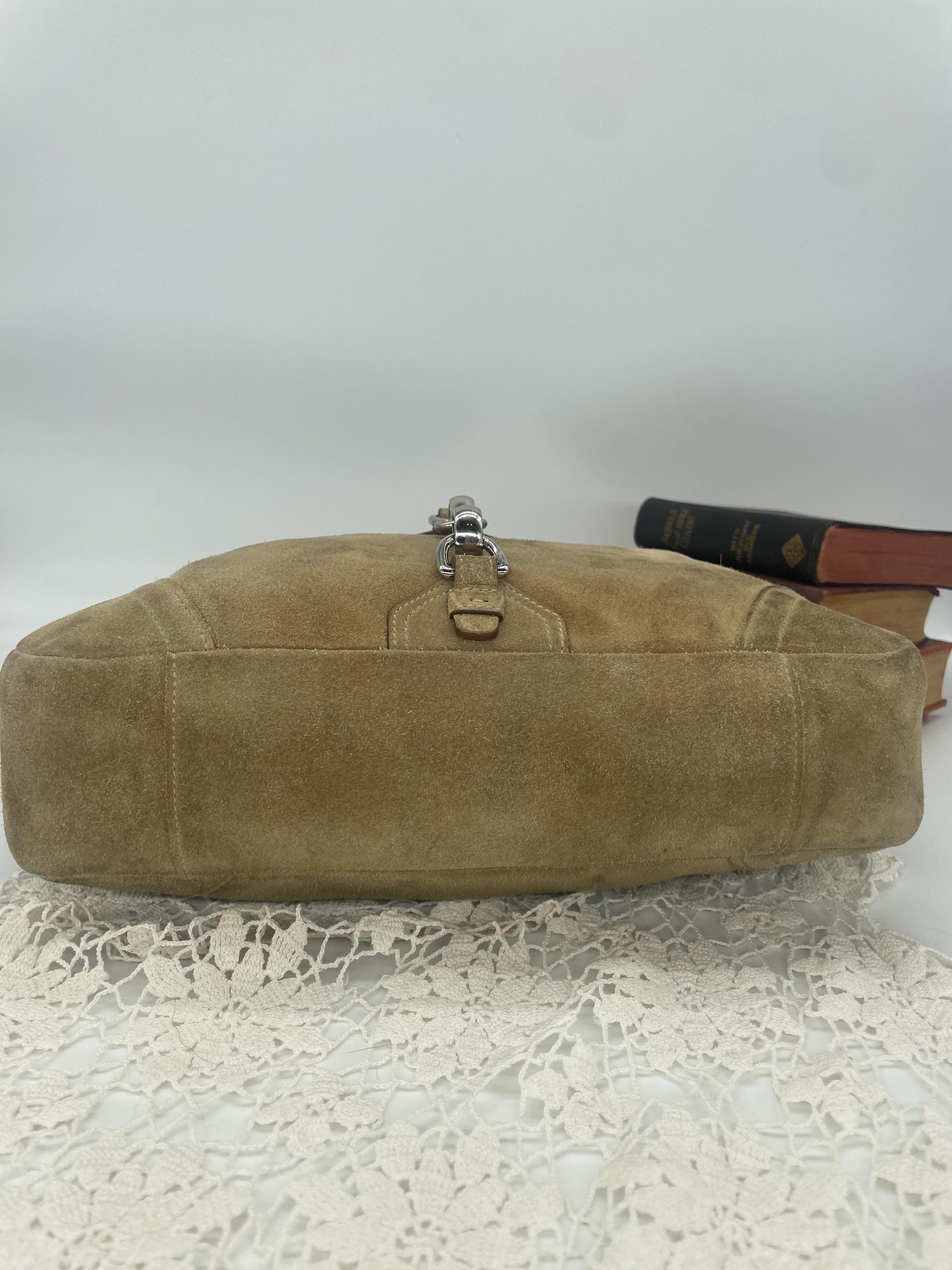 Vintage Coach Tan Hampton Clip Flap Hobo - Style 8A75 - Etsy