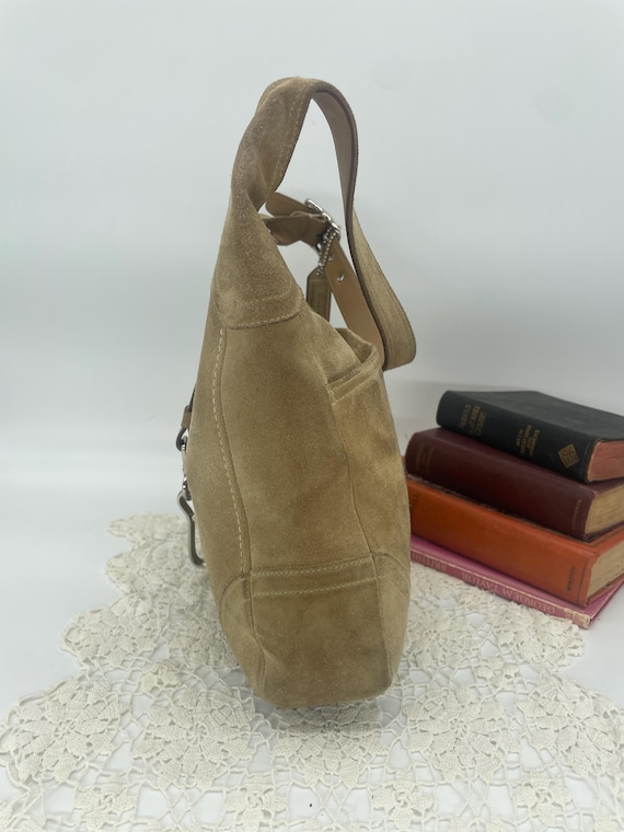 Vintage Coach Tan Hampton Clip Flap Hobo - Style 8A75 - Etsy