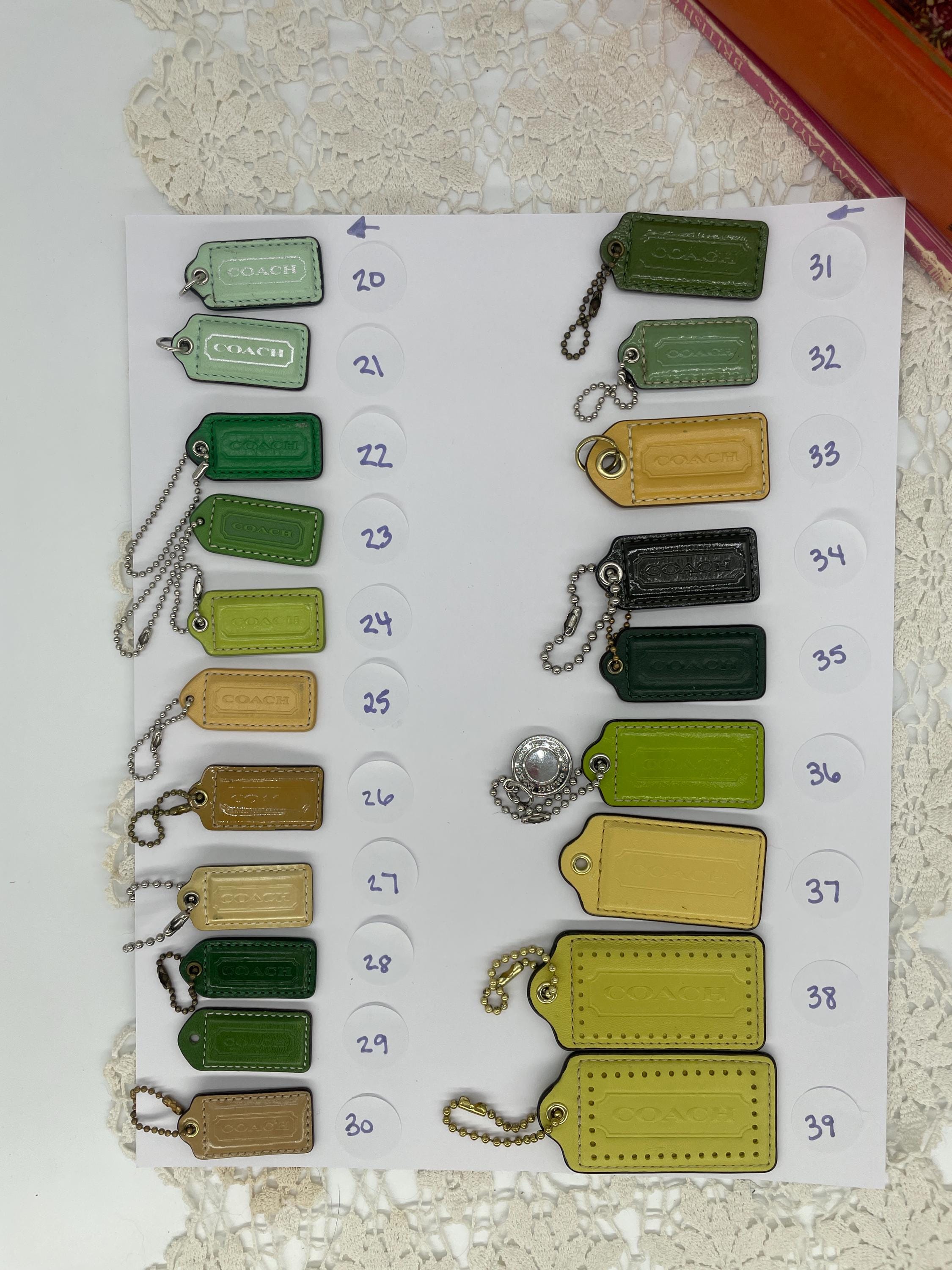 Coach Vintage Charm - Etsy