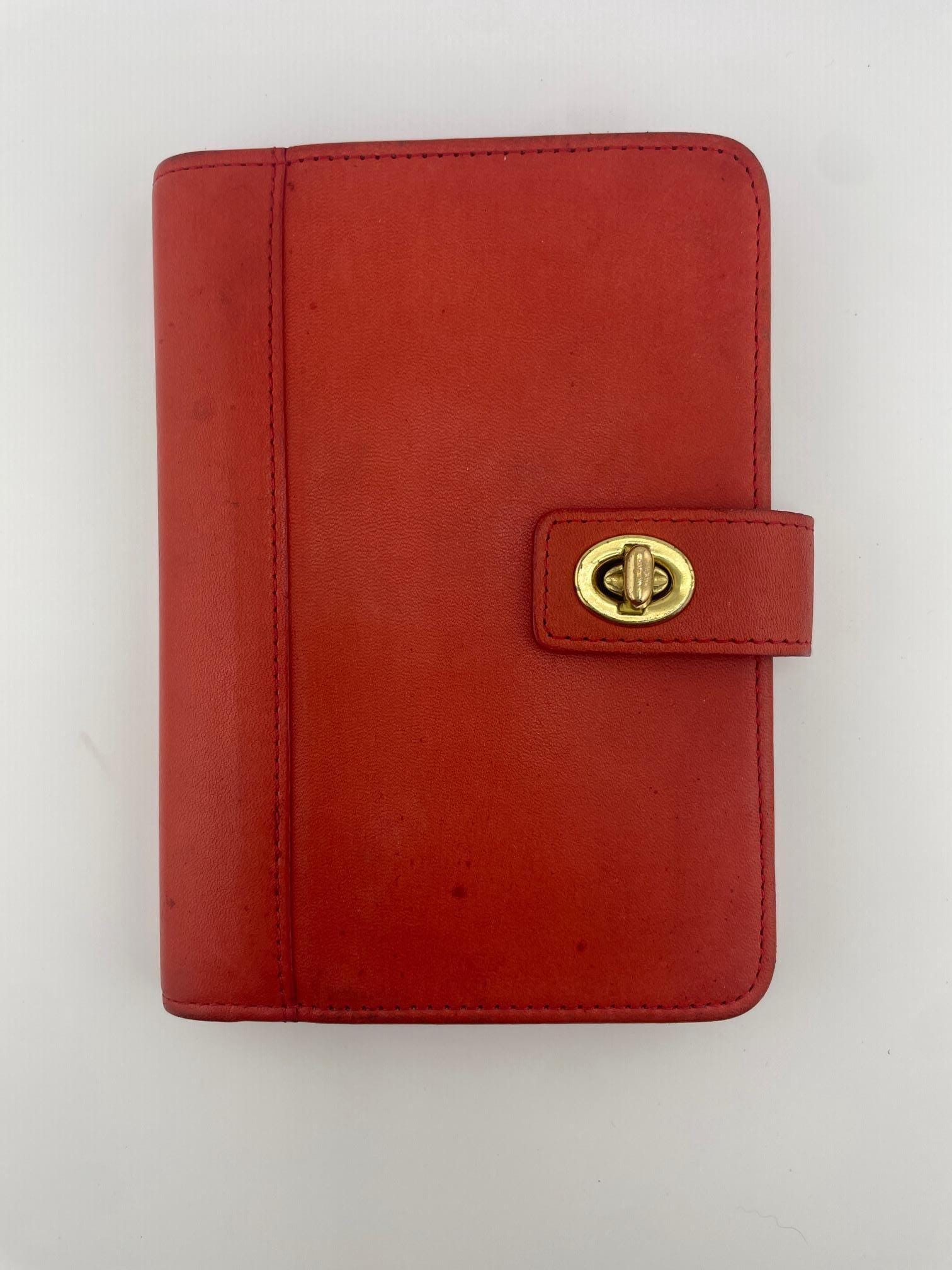 Vintage Coach Red Photo Album With Turnlock Closure - Etsy