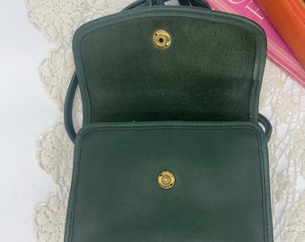Vintage Coach Forest Green Chrystie Bag - Style 9892 - Etsy