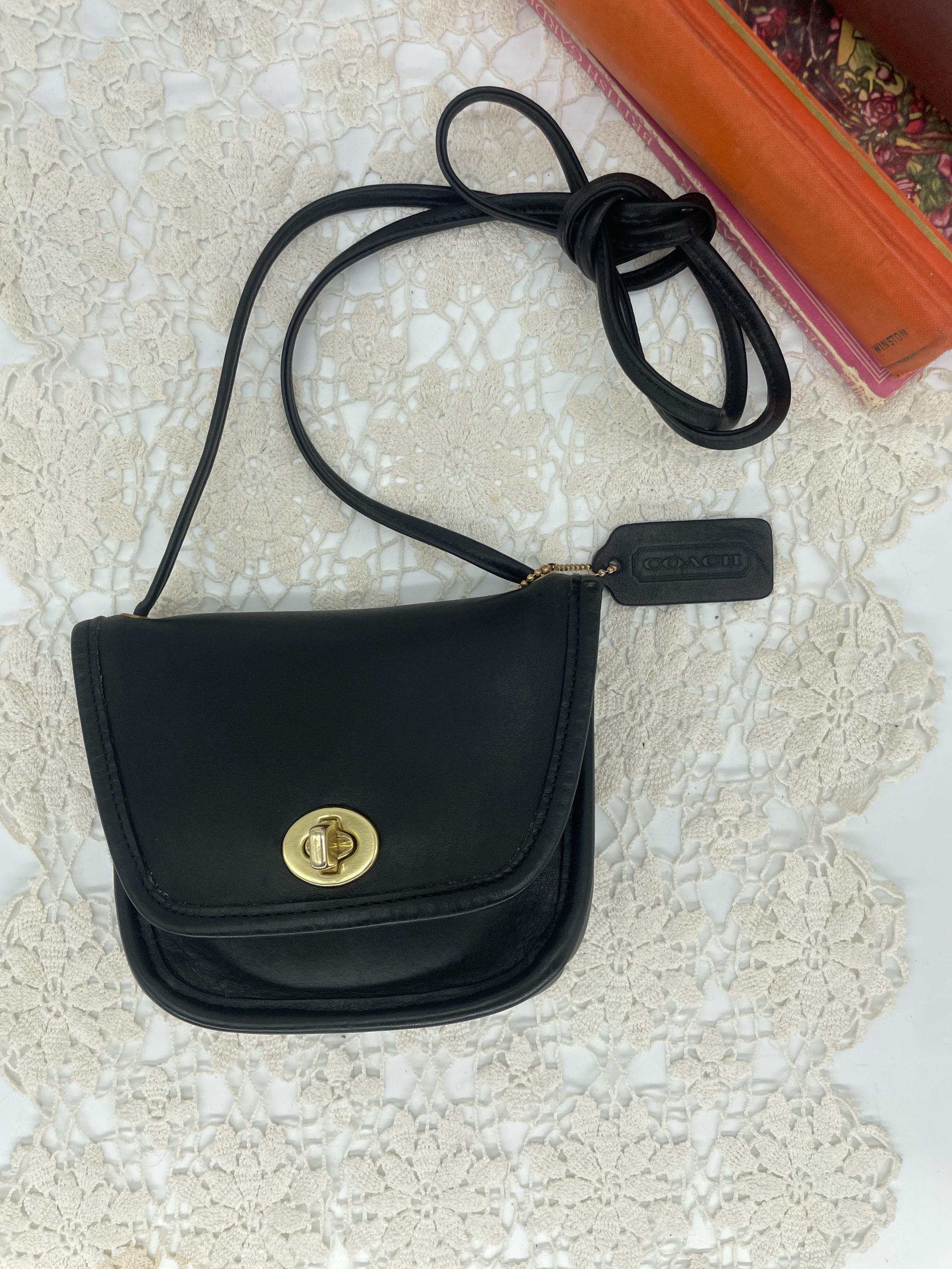 Vintage Coach Black Everett Bag - Style 9934 - Etsy