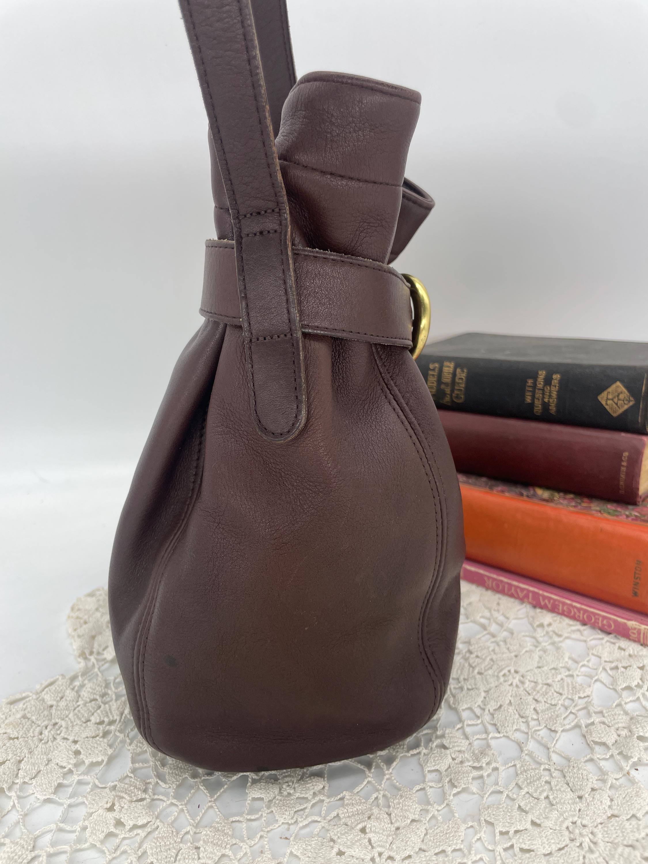Vintage Coach Mahogany Belted Pouch - Style 4156 - Etsy