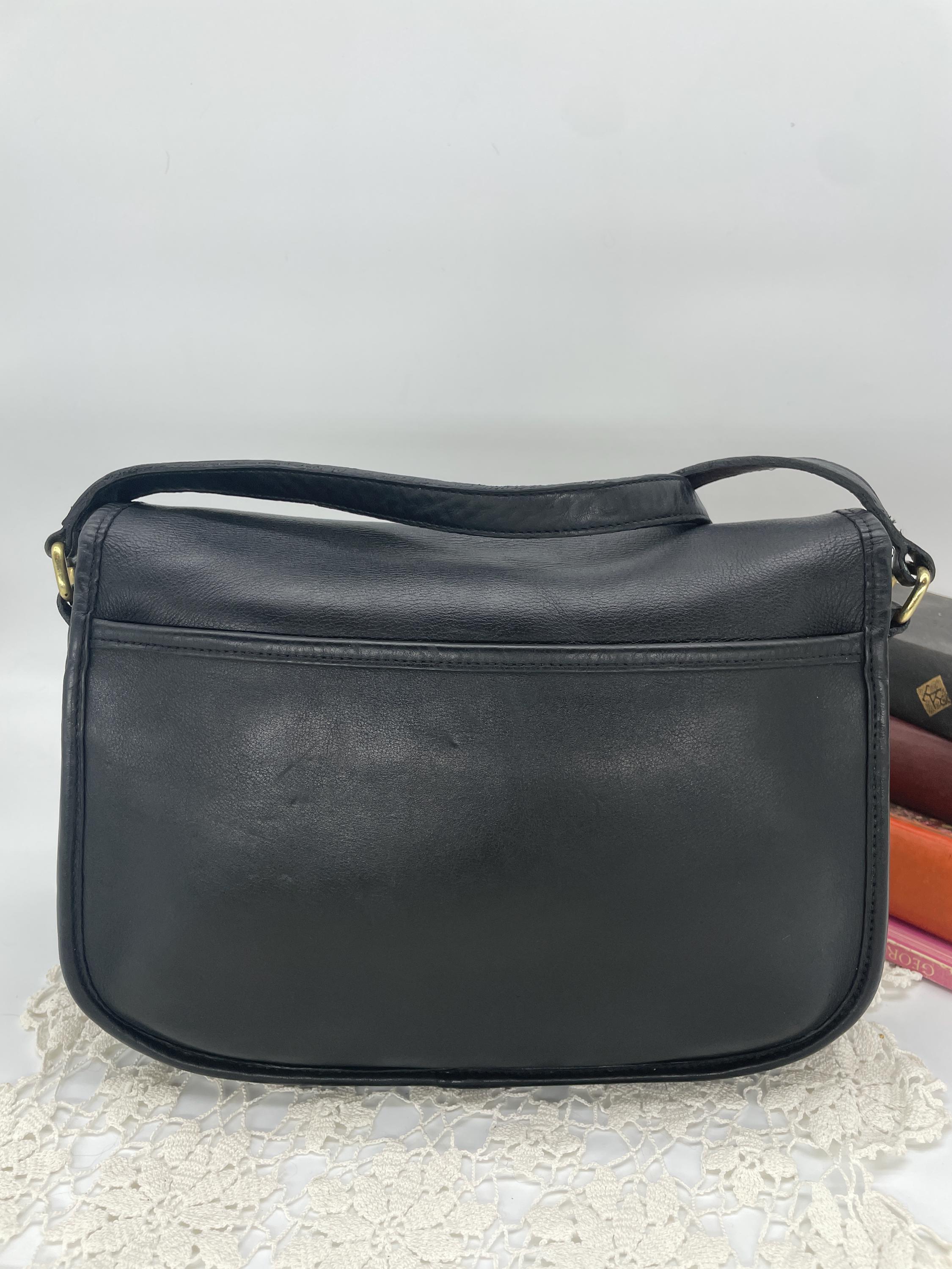 Vintage Coach Black City Bag - Style 9790 - Etsy