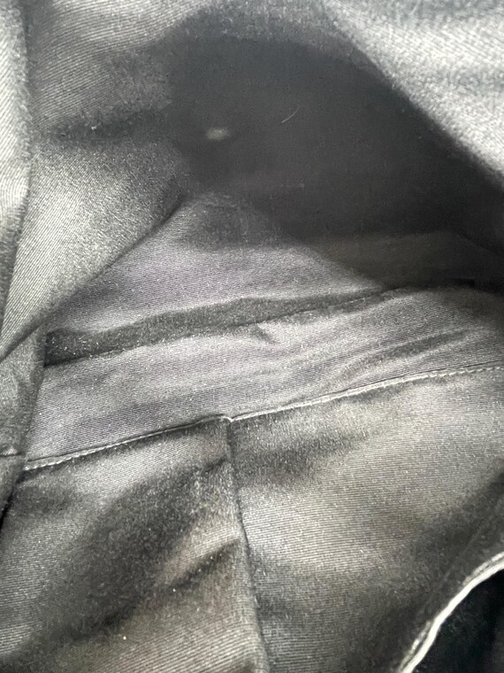 Vintage Coach Gray and Black Python-Embossed Soho… - image 7