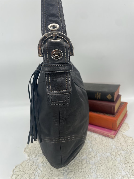 Vintage Coach Black Soho Hobo Bag - Style 8A03 - Etsy