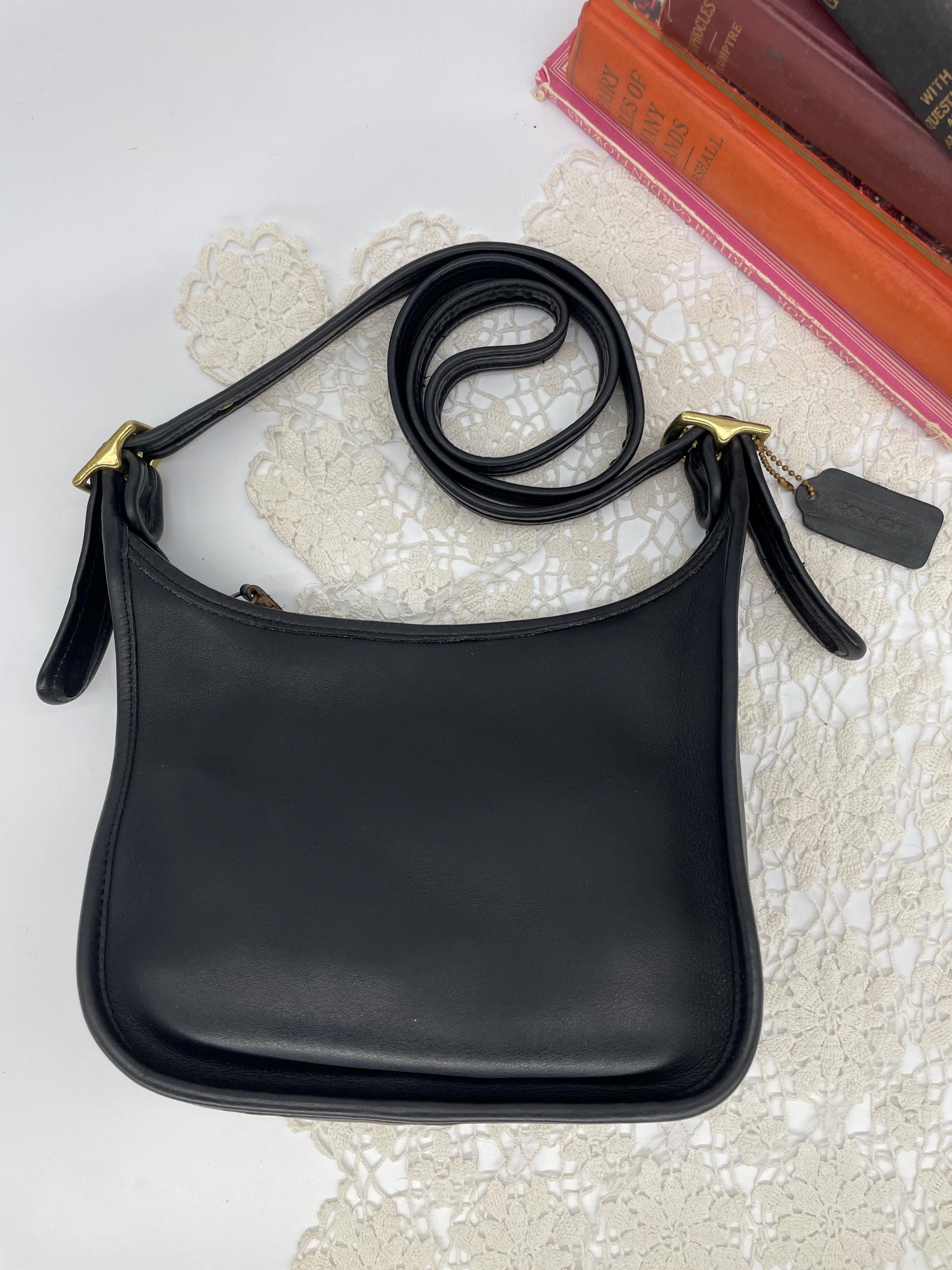 Vintage Coach Black Janice's Legacy Bag - Style 9950 - Etsy