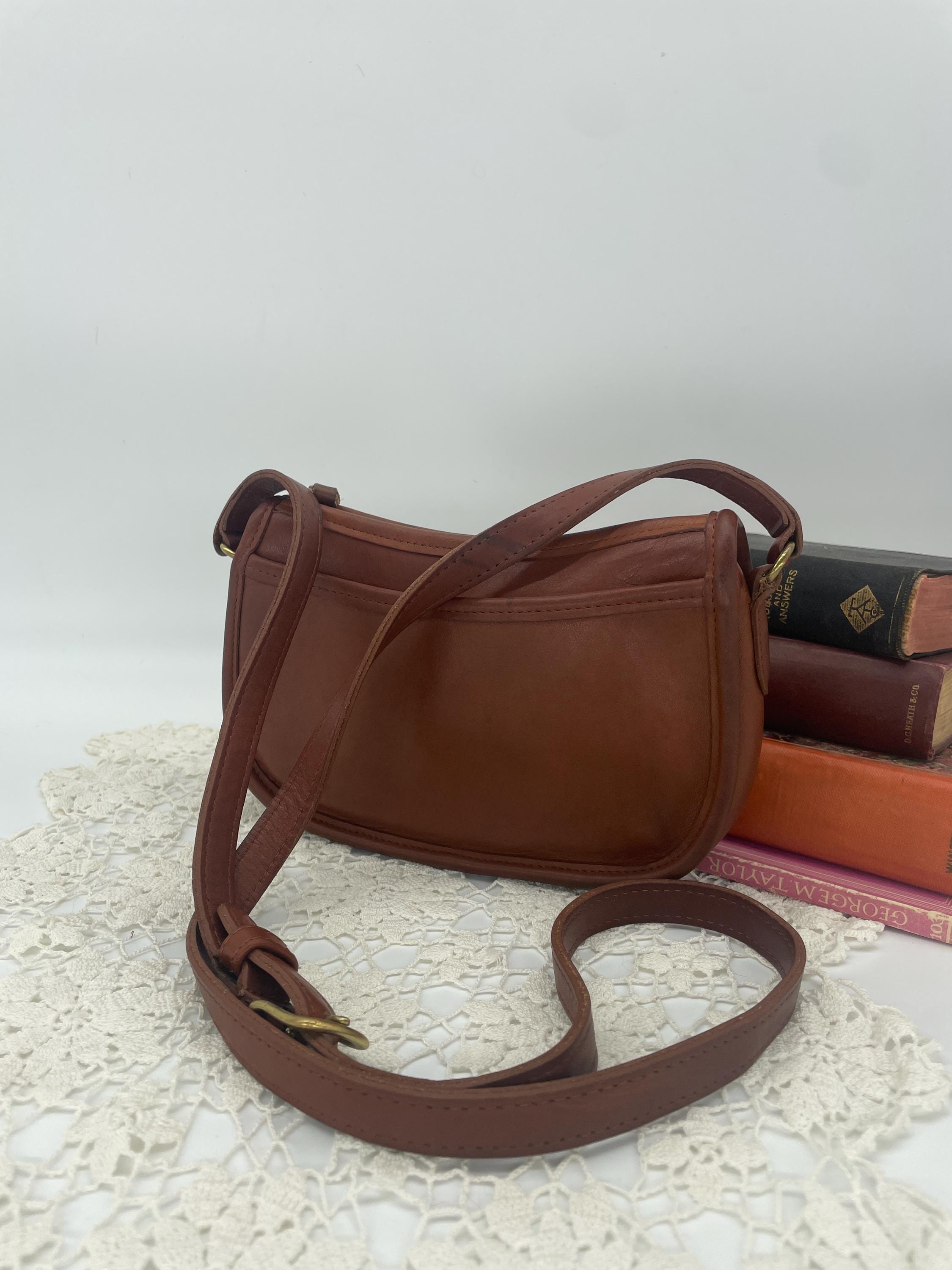 バッグ Vintage Coach Leather Shoulder Bag9031 s-l400.jpg