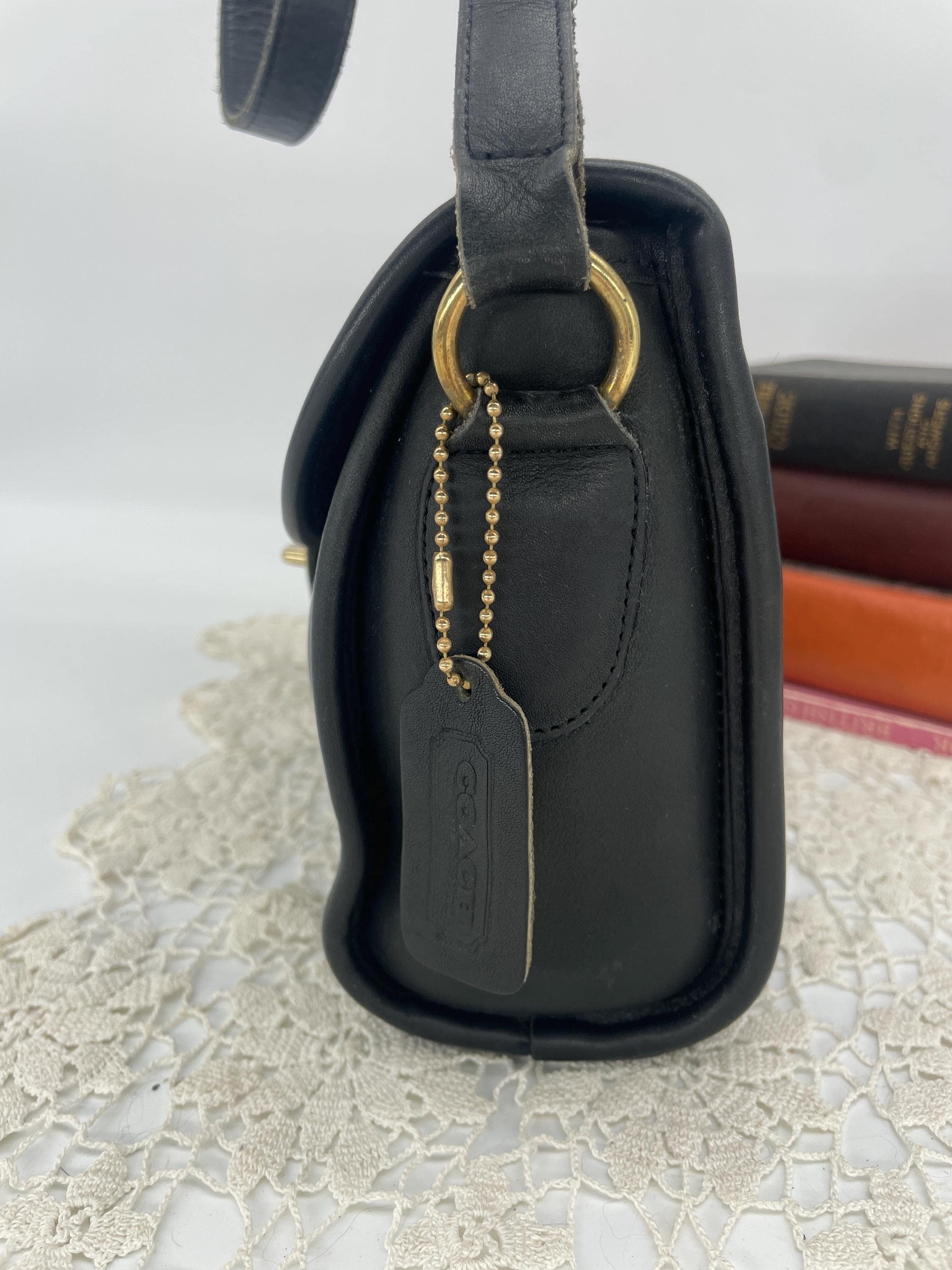 ピトーVintage COACH USA 9308 Black Vintage Coach Black Devon Bag - Style 9908 - Etsy