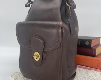 Vintage Coach Classic Backpack XL, 9943, in Black, Free US