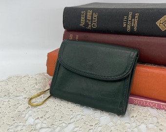 Vintage Coach 7219 Multifunction Purse Rare GREEN Wallet Leather Vintage Coach 7219 Multifunction Purse Rare GREEN Wallet Leather