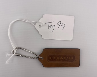 Vintage Coach Hangtag - Etsy