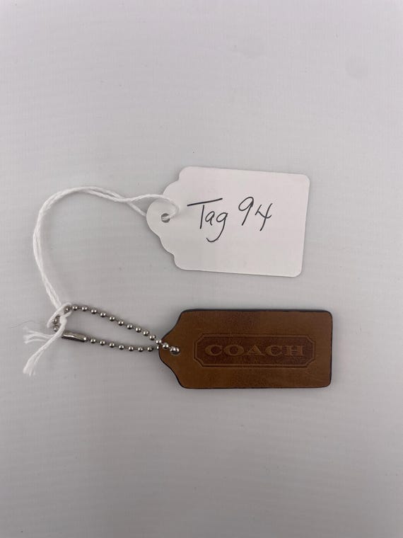 Vintage Coach Hangtag - Etsy