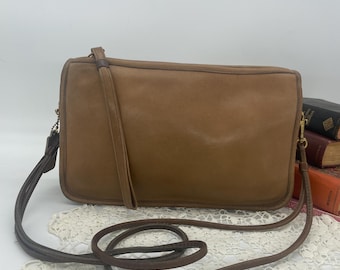 Vintage Coach NYC Putty-koppeling met ritssluiting - stijl 9455