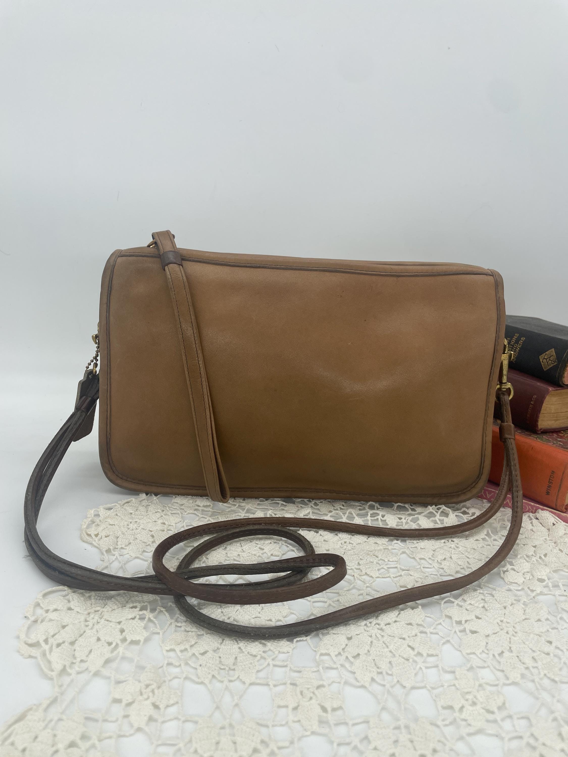 Vintage Coach NYC Putty Zippered Clutch - Style 9455 - Etsy