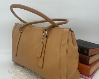 Vintage Coach Camel Bonnie Cashin Legacy-draagtas - stijl 9420