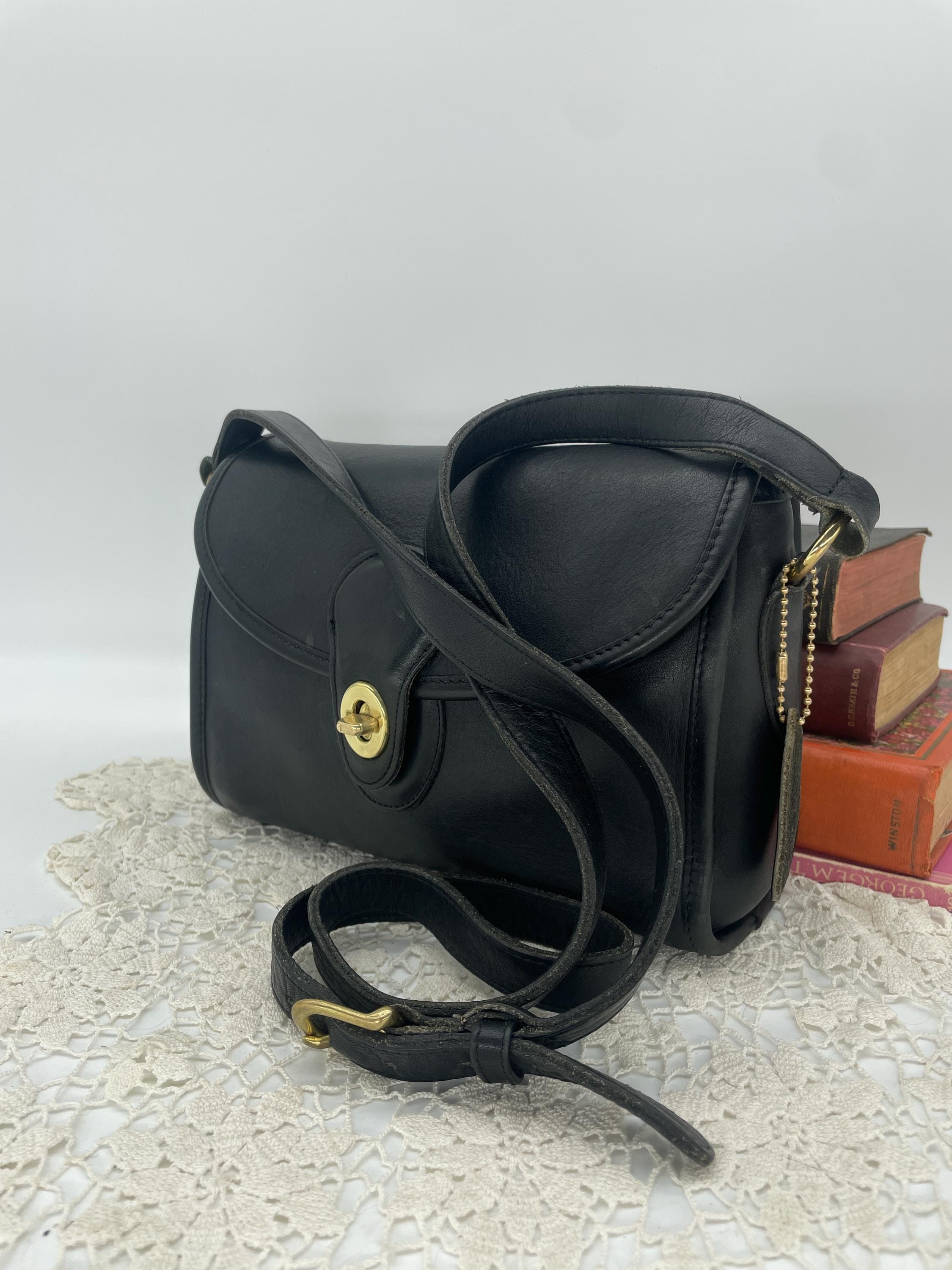 Vintage Coach Black Devon Bag - Style 9908 - Etsy