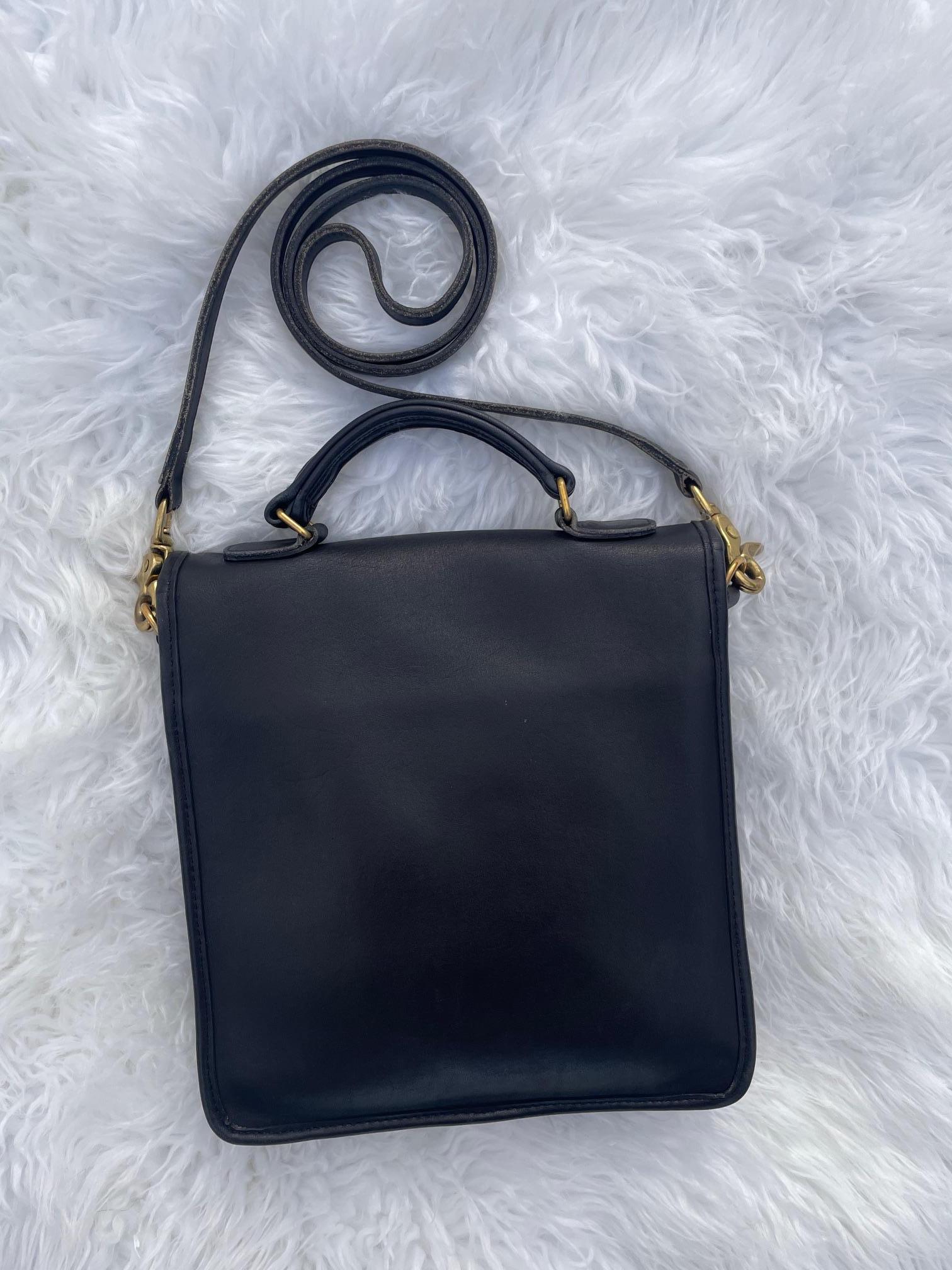 Vintage Coach Black Station Bag - Style 5130 - Etsy