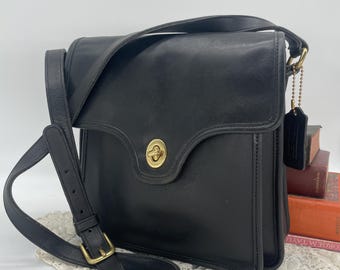 Coach Vintage 9136 Legacy Zip Top Black - Etsy