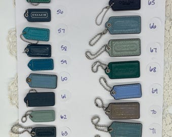 Etiquetas vintage da Coach - Vendidas separadamente