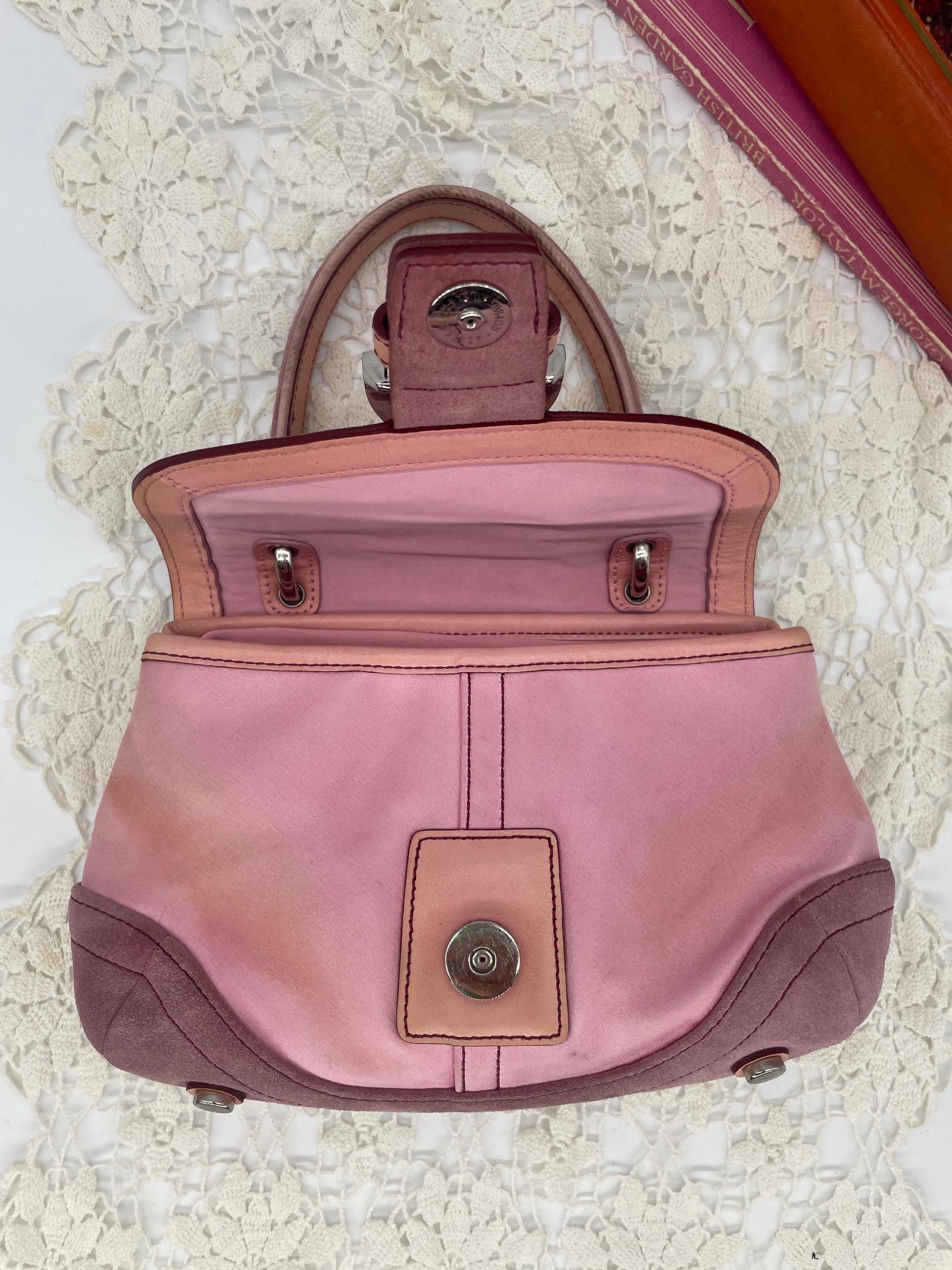 Vintage Coach Pink Limited Edition Mini Madison Top Handle - Style