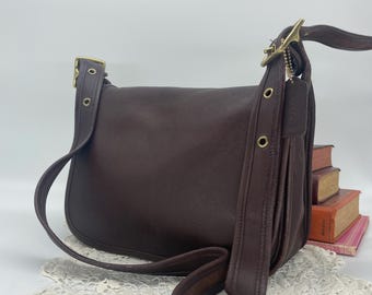 Vintage Coach Mahogany Patricia's Legacy Bag - Style 9951