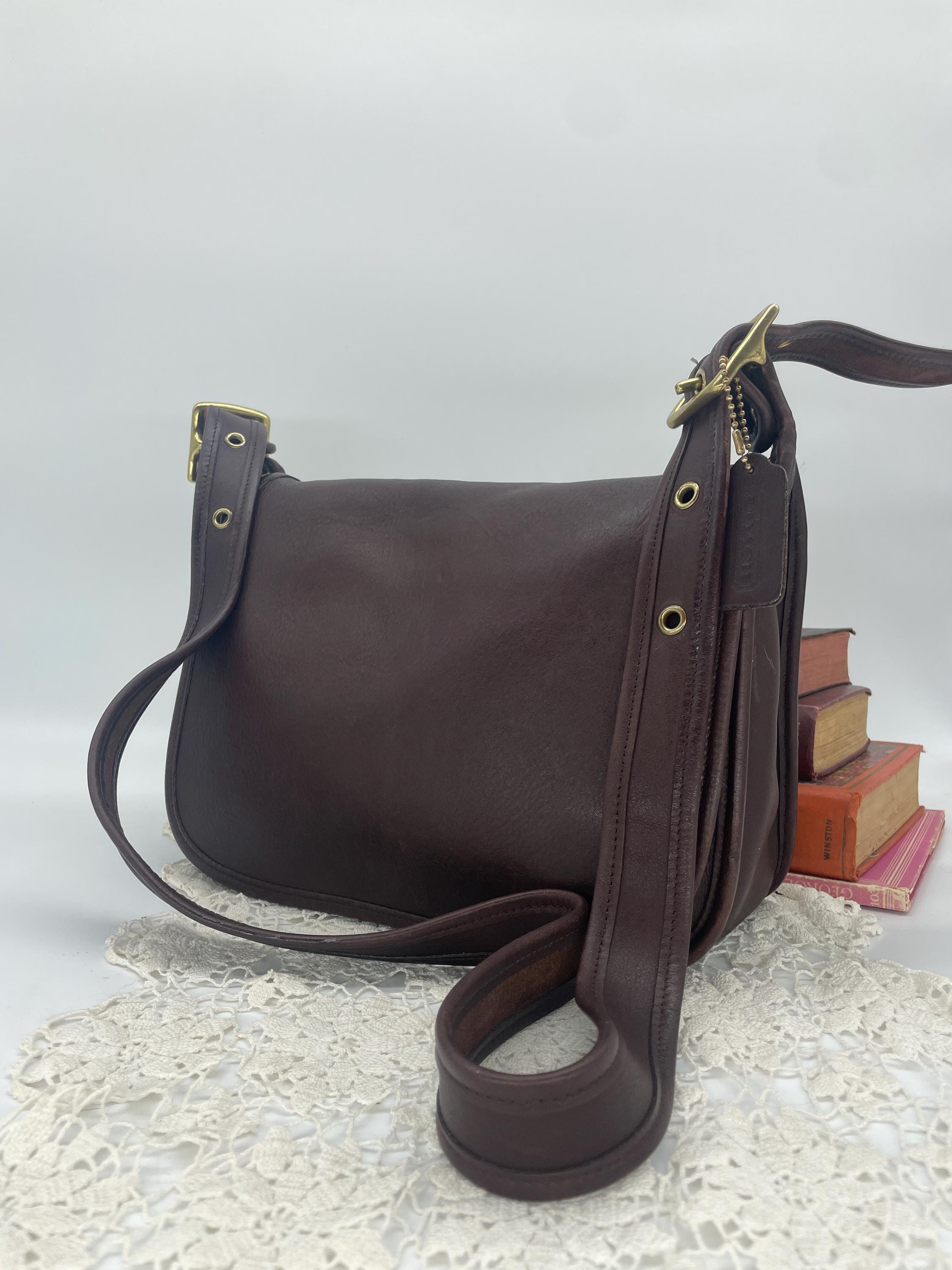 Vintage Coach Mahogany Patricia's Legacy Bag - Style 9951 - Etsy