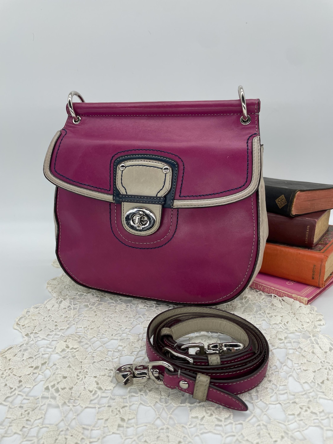 Coach Berry and Slate Anniversary Willis Bag - Style 19031 - Etsy