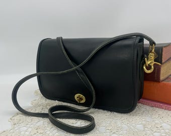 Vintage Coach Black Pocket Purse - Style 9755 - Etsy