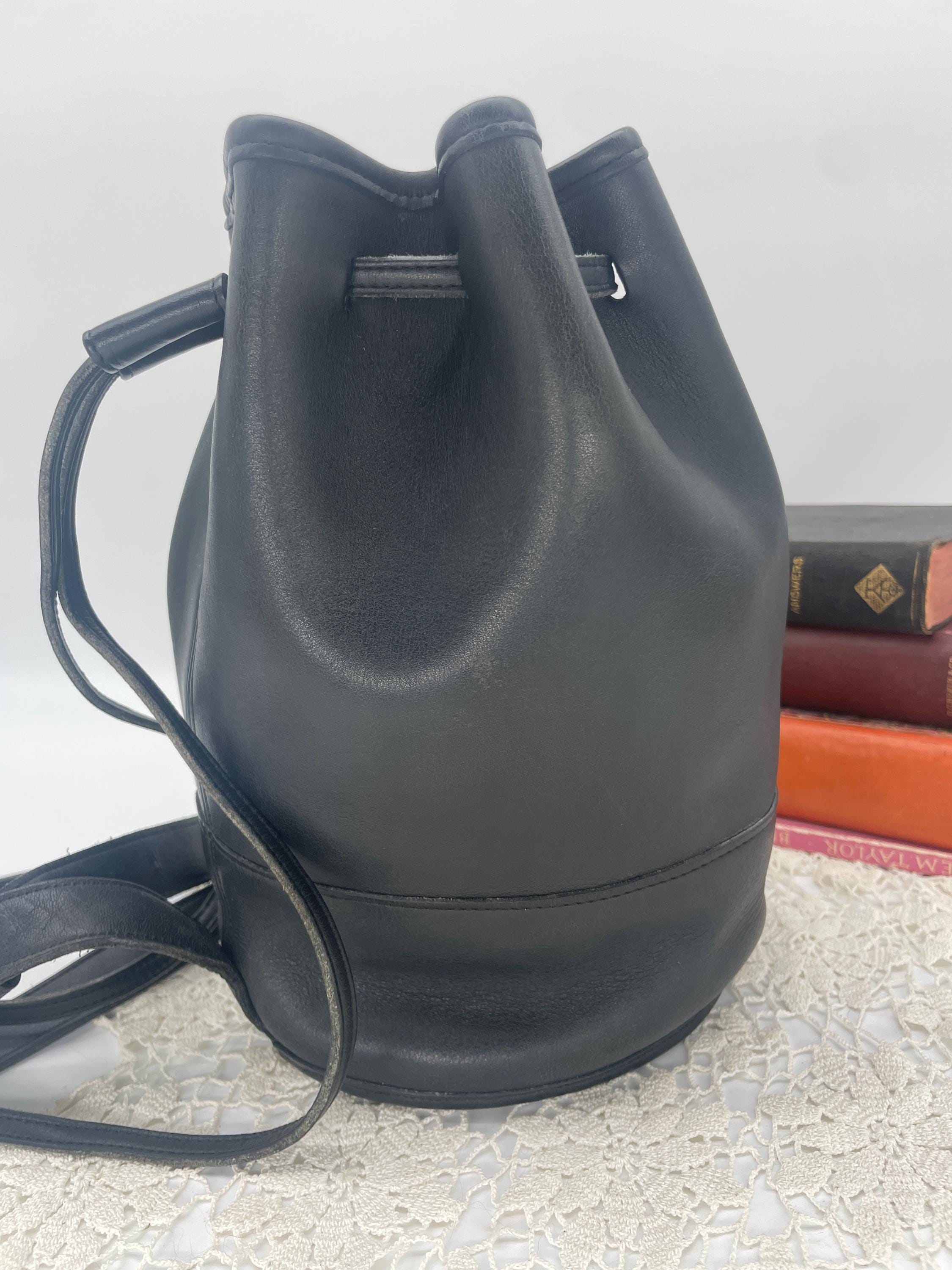 Vintage Coach Black Bixby Sling - Style 9984 - Etsy