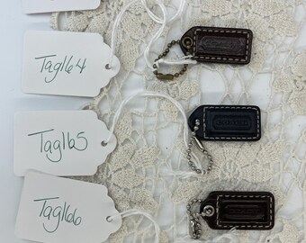 Vintage Coach Hangtags - Sold Separately - Etsy