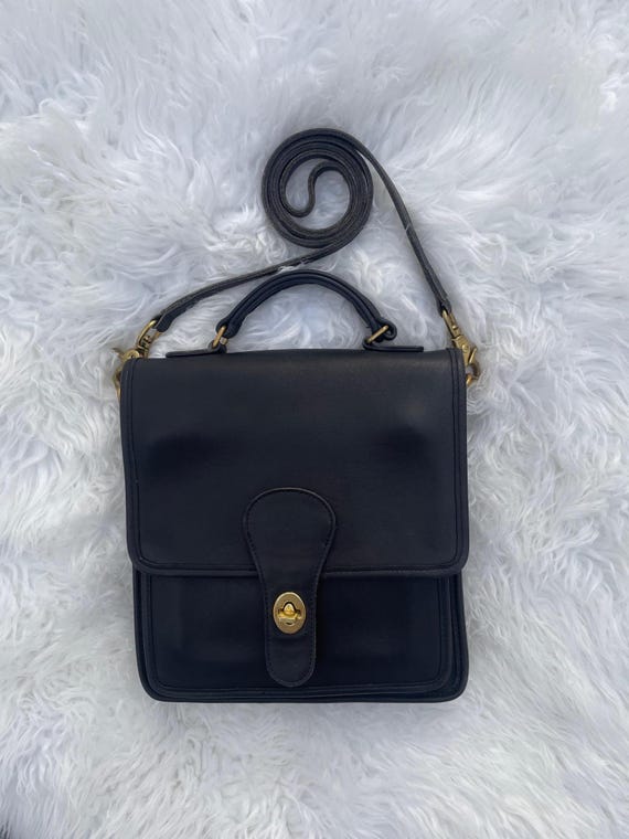Vintage Coach Black Station Bag - Style 5130 - Etsy