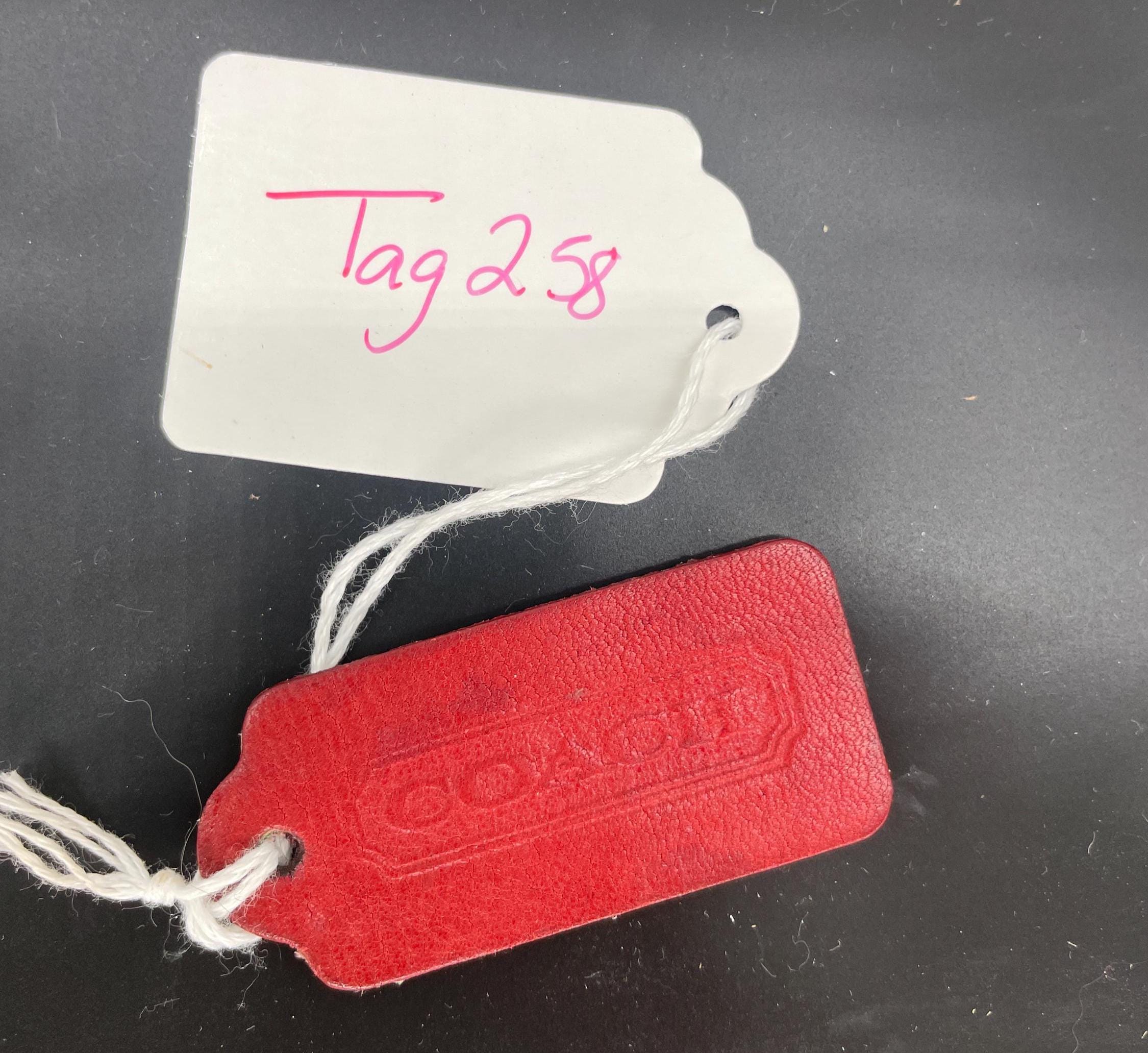 Coach Red Hangtag - Etsy
