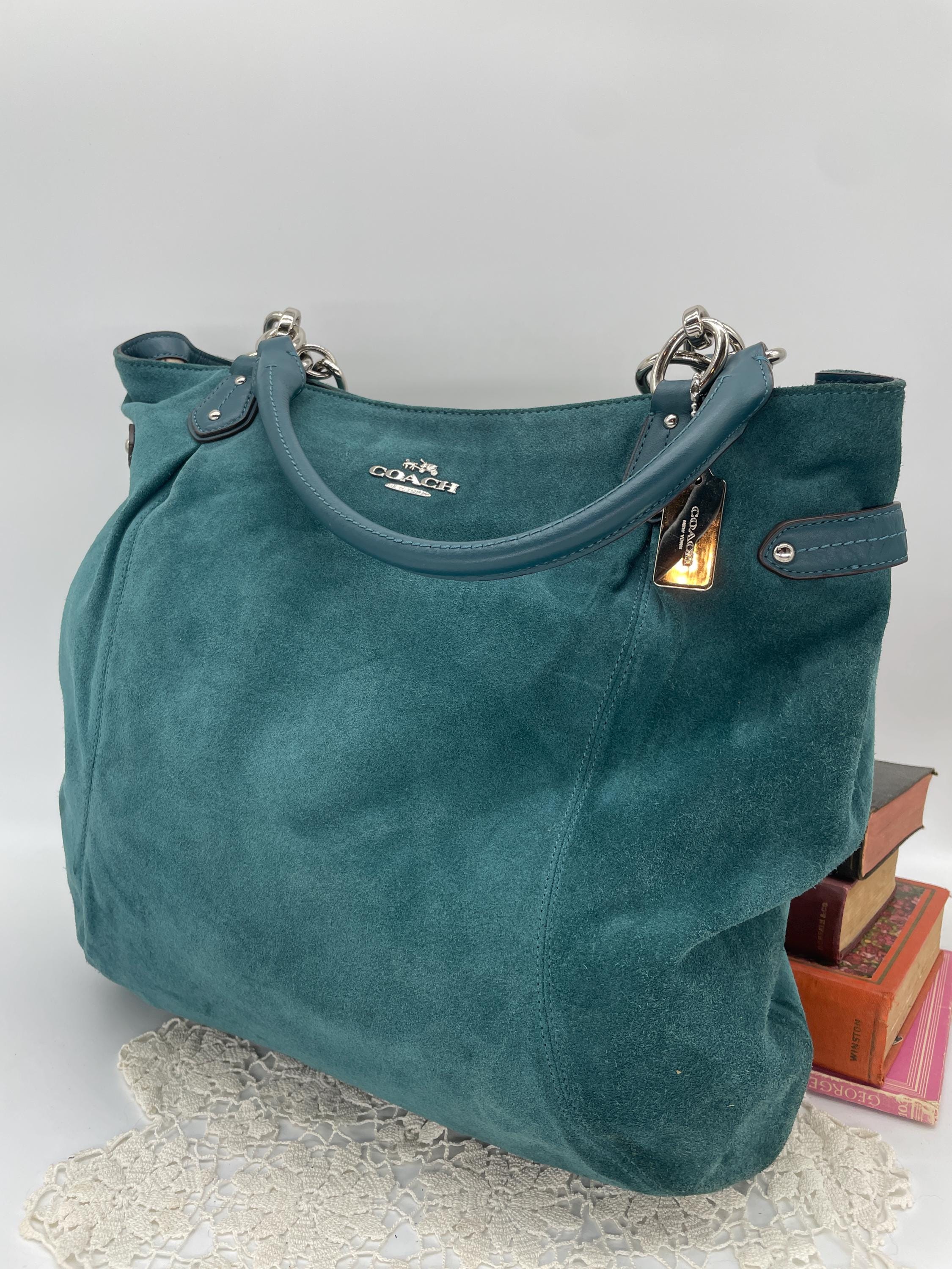 Teal Vintage Coach Bag - Etsy Canada