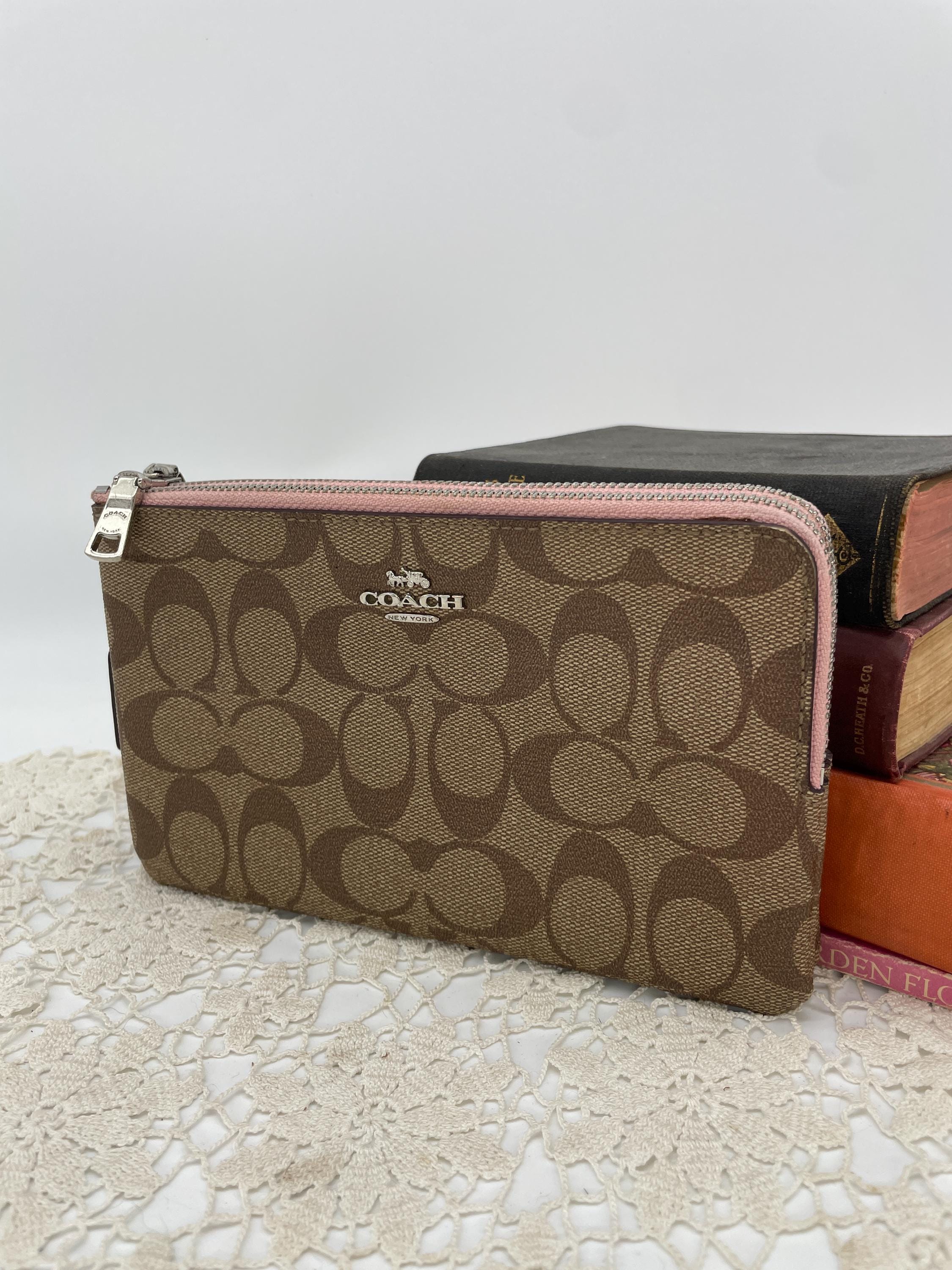 Vintage Coach Small Zip Wallet - Etsy