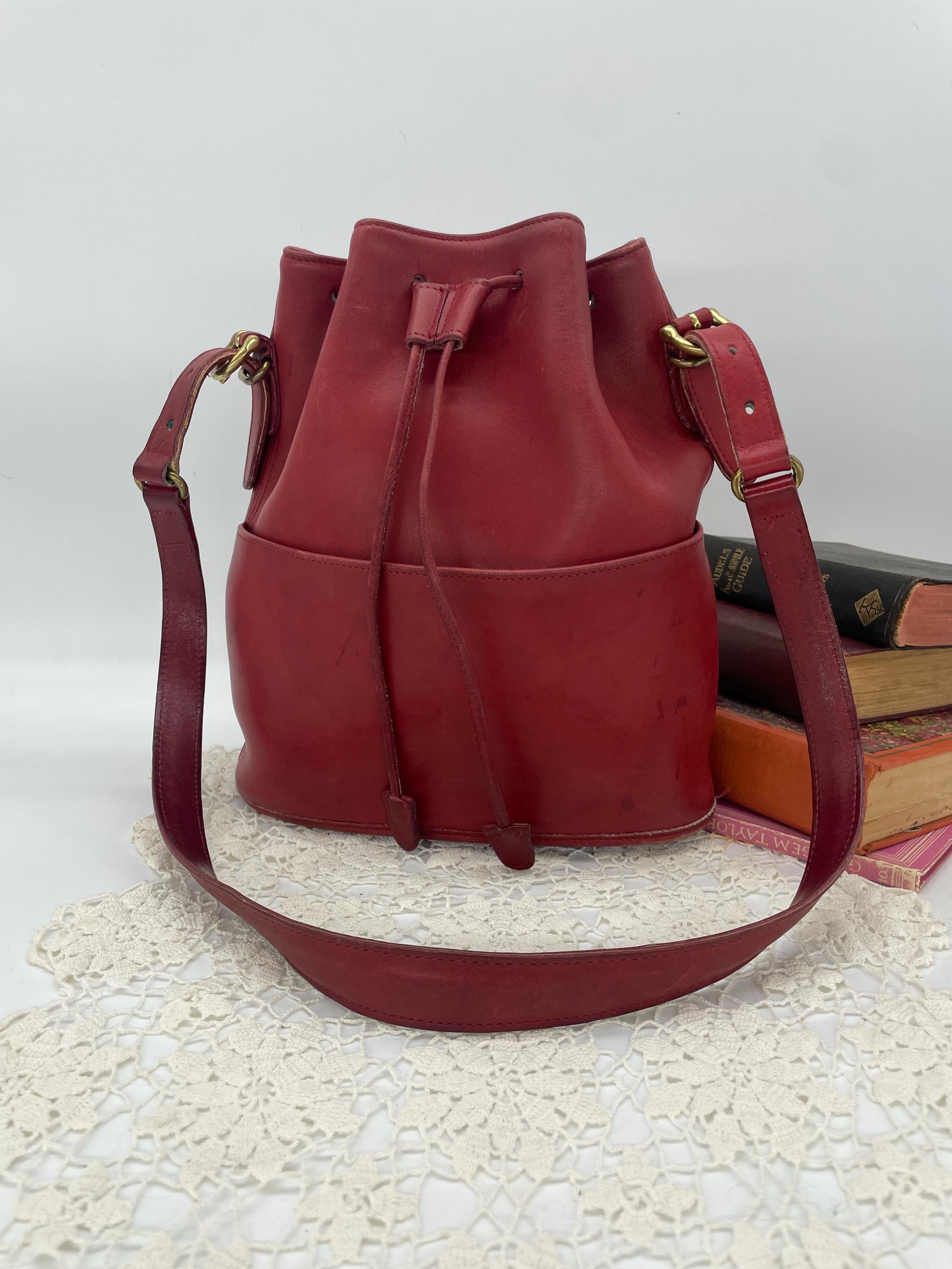 Vintage Coach Bucket Drawstring Shoulder Bag 9804 • no hangtag il_fullxfull.5042444785_hfnv.jpg main image 2