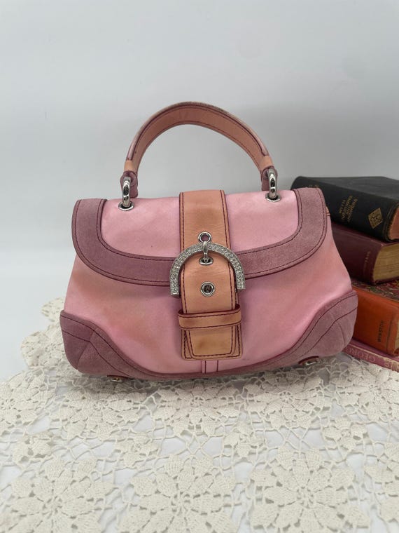 Vintage Coach Pink Limited Edition Mini Madison Top Handle - Style