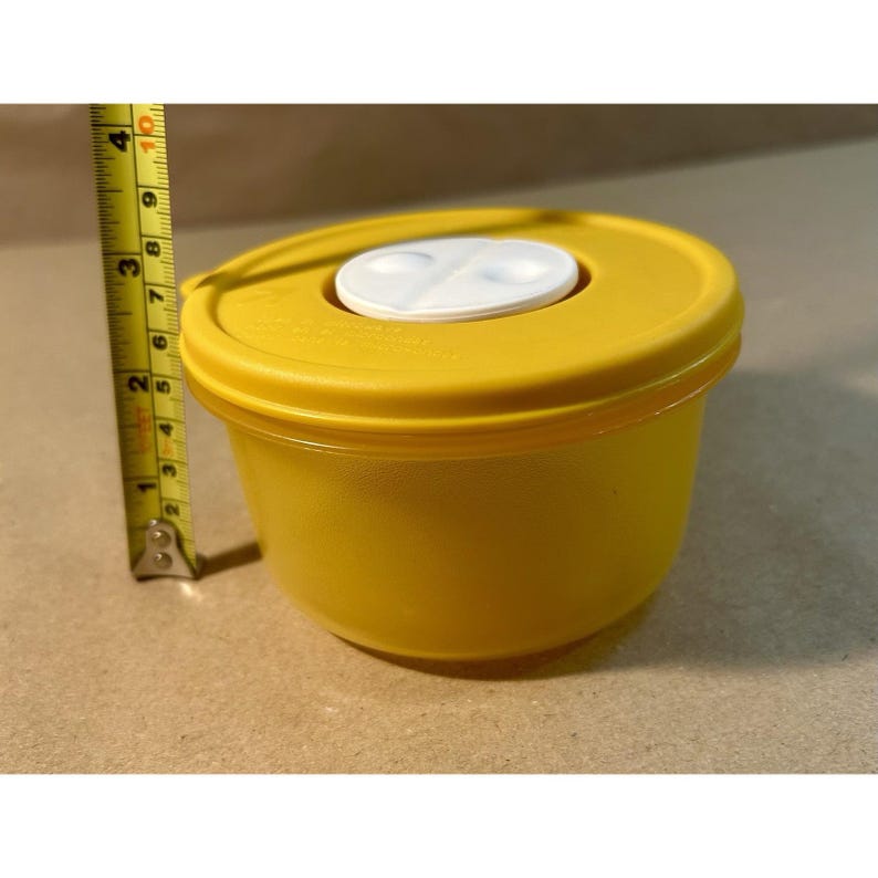 Vintage Gold Tupperware Rock-n-serve Round Container 5189A & 1667 - Etsy