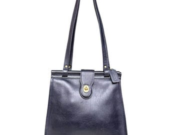 Vintage Coach Signature Canvas/leather Crossbody Shoulder