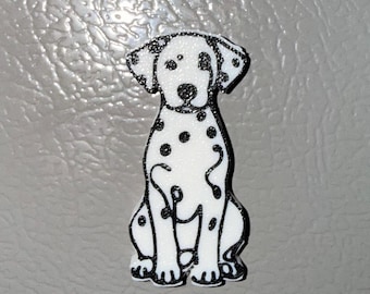 Dalmatian Dog Magnet - 3D Printed Spotted Puppy