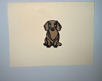 Imán para nevera de perro salchicha - Cachorro impreso en 3D